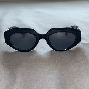 Geometric Sunglasses with gold detailing